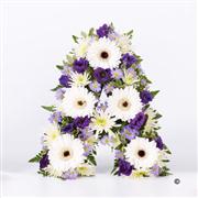 Tribute Letter - Purple and White