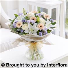 Large Soft Pastels Scented Sympathy Hand-tied