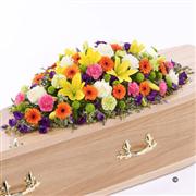 Vibrant Mixed Casket Spray