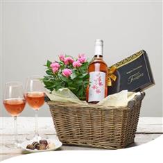 Gift Basket - SW Bloom&#39;s Rose Wine