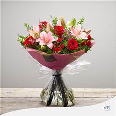 Strawberry Sweetheart Hand-Tied