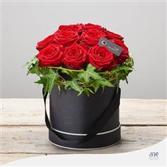 Hatbox - Crimson Rose (Large)