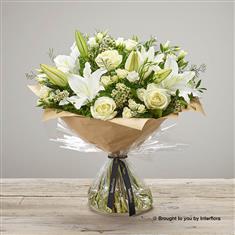 White Radiance Hand-tied Large