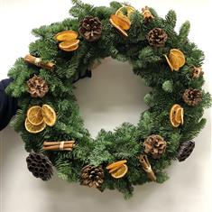 Natural Door Wreath 