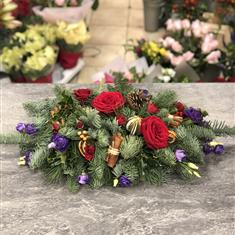 Table Centre Purple and Red