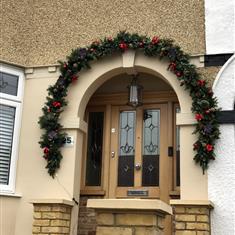 Red Succulent Garland 