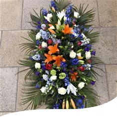 Bright and Colourful Coffin Spray 