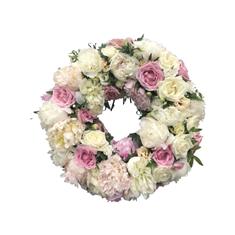Large Peony Wreath 