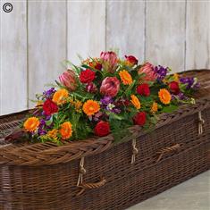Protea Casket Spray Extra Large