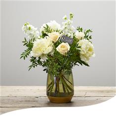 Vanilla Quartz  Vase Arrangement