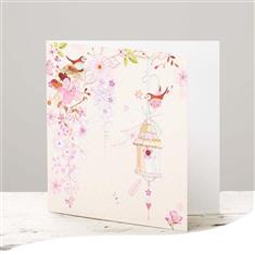 Pretty Flowers - Blank Greetings Card 