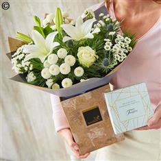 Winter Hand-tied with Chocolate Truffles