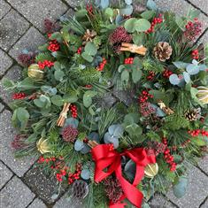 Ilex Natural Wreath 