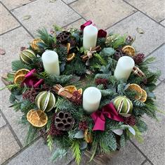 Natural Advent Wreath 