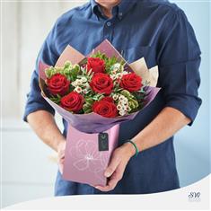 Gift Box - Valentine's 6 Red Rose