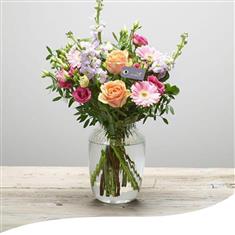 Mother's Day Vase Arrangement - Pastel Tones