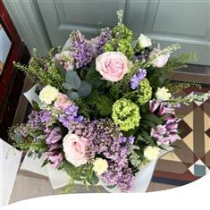 Lilac Pink &amp; Pale Green Bouquet