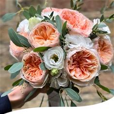 Austin Rose Bridal Bouquet 