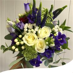 White and Purple Bouquet 