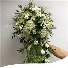 White Shower Bridal Bouquet 