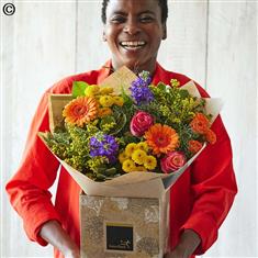 Thank You Bright Hand-tied