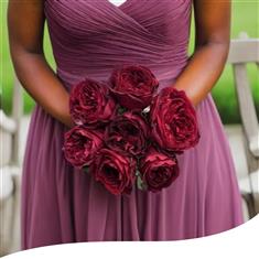 Tess Garden Rose Bridesmaids Bouquet