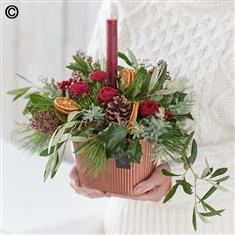 Christmas Candle Arrangement