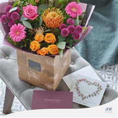 Love Bundle - Valentine's Flowers, Chocolates &amp; Card