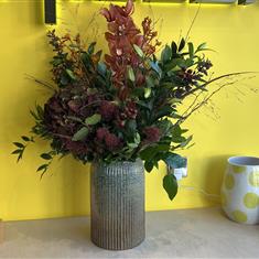 Large Autumnal Vase Arrangement 