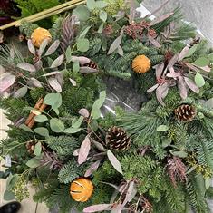 Red Eucalyptus Door Wreath