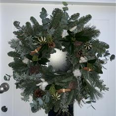 Green Natural Door Wreath