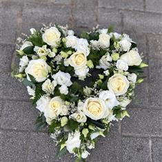 All White Flowers Open Heart