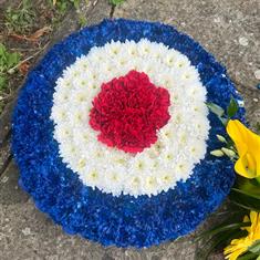 RAF Flower Tribute