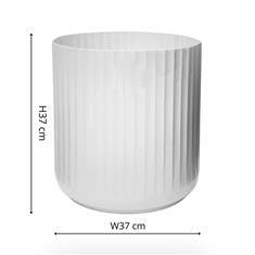 Hudson Corrugated Planter 37cm