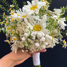 Cosmos, Gyp and Tanacetum Camomile Daisy Bouquet 