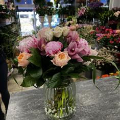 Pastel Vase Arrangement workshop