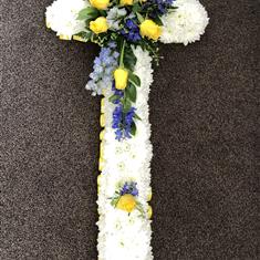 Yellow and White Cross Tribute