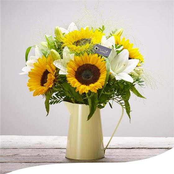 Sunflower vase discount